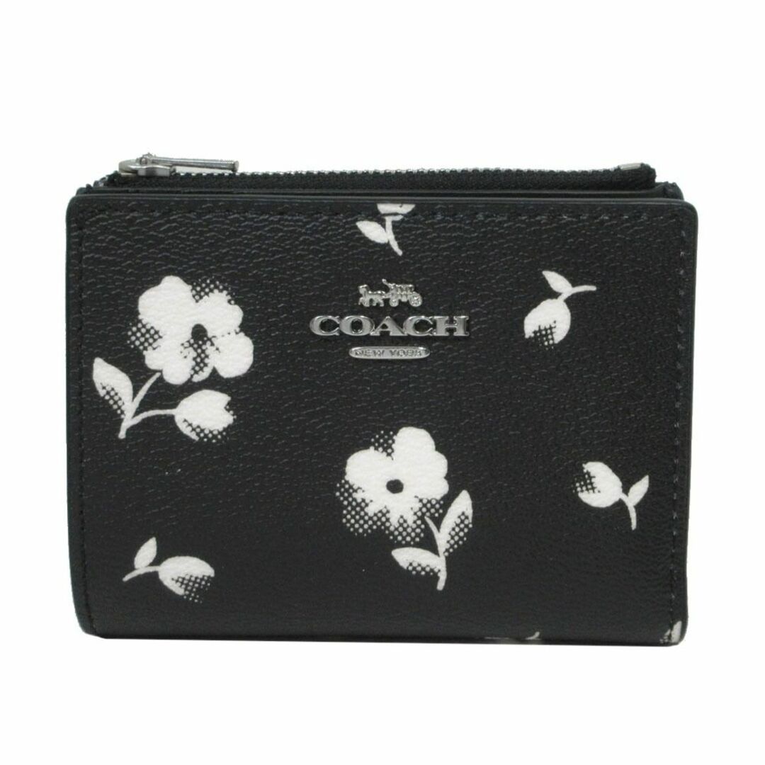 COACH - 【新品】コーチ 財布 二つ折り財布 COACH 花柄 フラワー