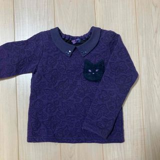 アナスイミニ(ANNA SUI mini)のANNA SUI mini トップス　120 パープル(Tシャツ/カットソー)