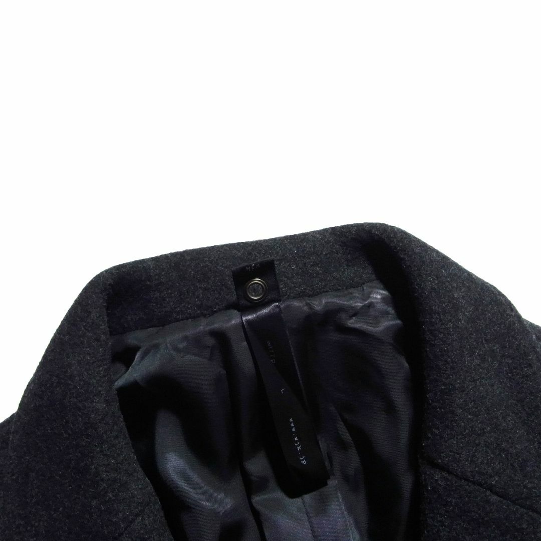 wjk - wjk チェスターコート L ダークグレー fine wool chesterの通販