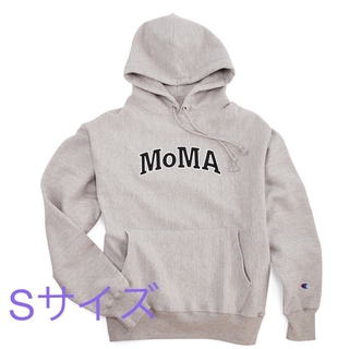 モマ(MOMA)のMoMA×チャンピオン パーカー champion フーディー グレー Sサイズ(パーカー)