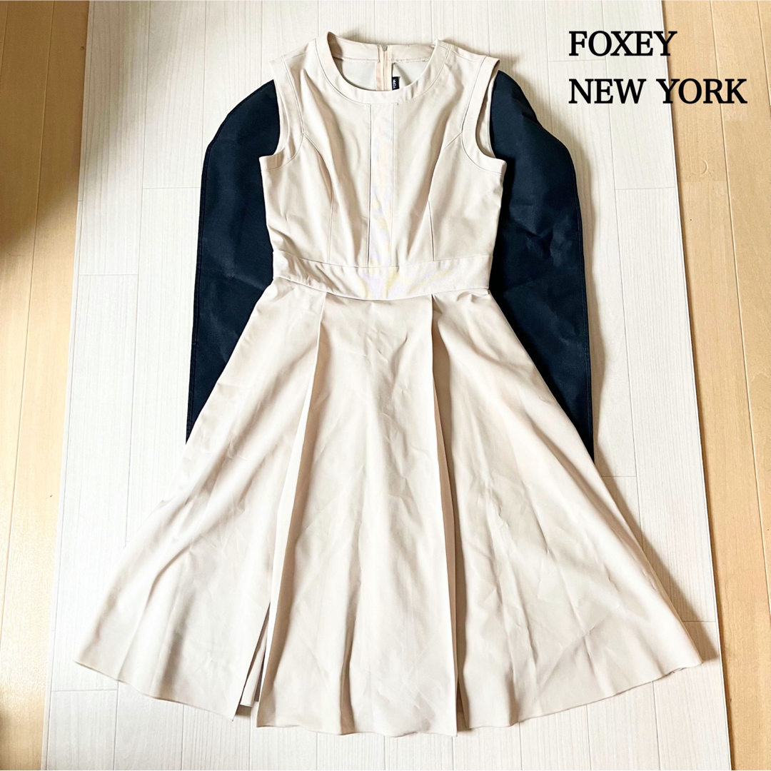 【美品】FOXEY NEW YORK フォクシー フレアワンピース