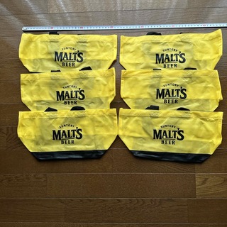サントリー(サントリー)のSUNTORY MALT'S BEER不織布トートバッグ新品未使用6つセットです(トートバッグ)