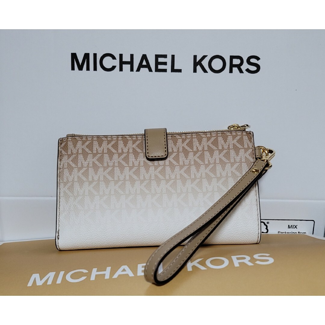 MICHAEL KORS ダブル ジップ リストレット ラージ