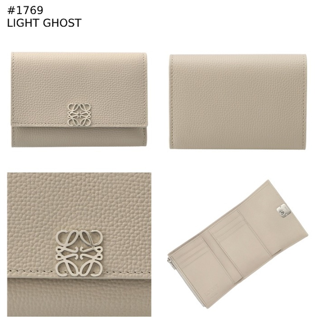 LOEWE - ロエベ LOEWE 財布 三つ折り ミニ財布 アナグラム LOEWE - ロエベ LOEWE 財布 三つ折り ミニ財布 アナグラム