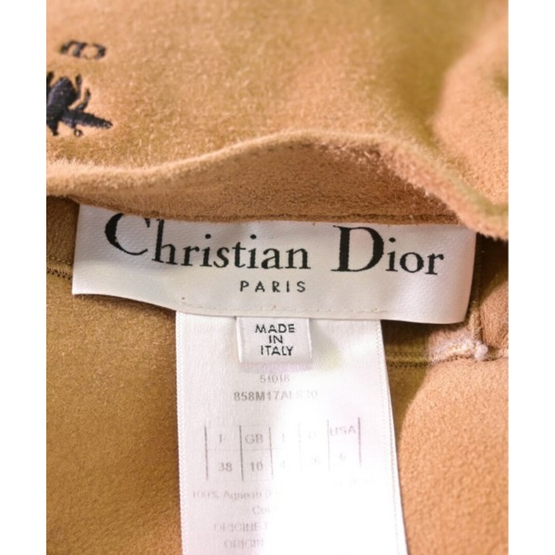 Christian Dior(クリスチャンディオール)のChristian Dior ムートンコート 38(S位) ベージュ 【古着】【中古】 レディースのジャケット/アウター(ムートンコート)の商品写真