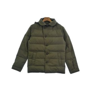 ソフネット(SOPHNET.)のSOPHNET. ソフネット ダウンジャケット/ダウンベスト S カーキ 【古着】【中古】(ダウンジャケット)