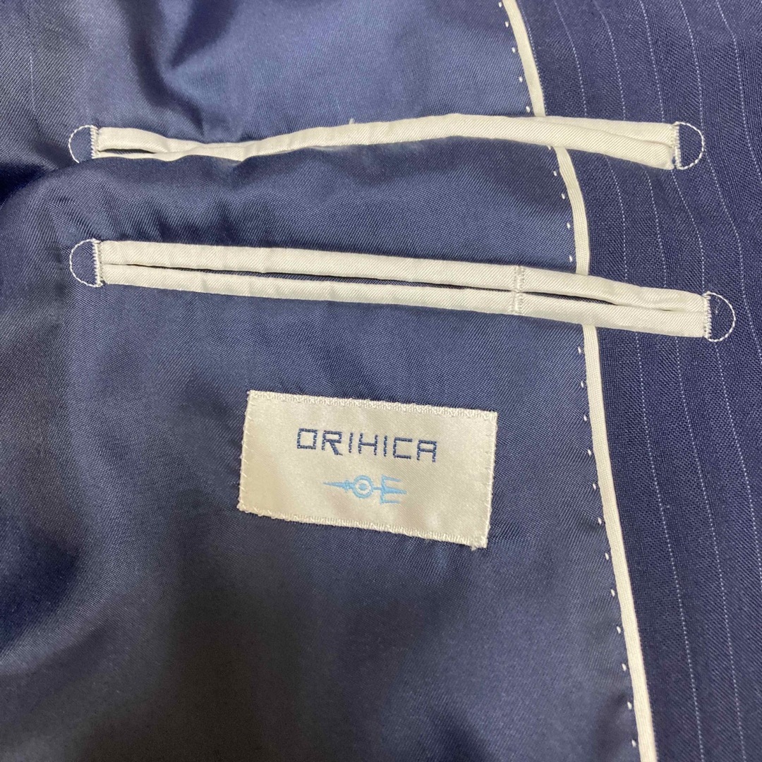 ORIHICA(オリヒカ)のオリヒカ　スーツ　紺 メンズのスーツ(セットアップ)の商品写真