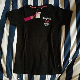 プレイボーイ(PLAYBOY)の黒PLAYBOYTシャツ(Tシャツ(半袖/袖なし))