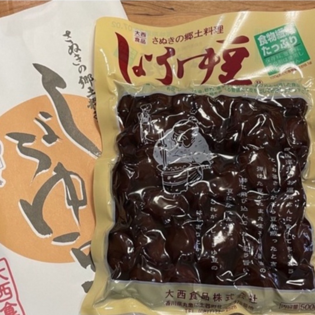 値下げ！さぬきの郷土料理　しょうゆ豆　500g 食品/飲料/酒の加工食品(豆腐/豆製品)の商品写真