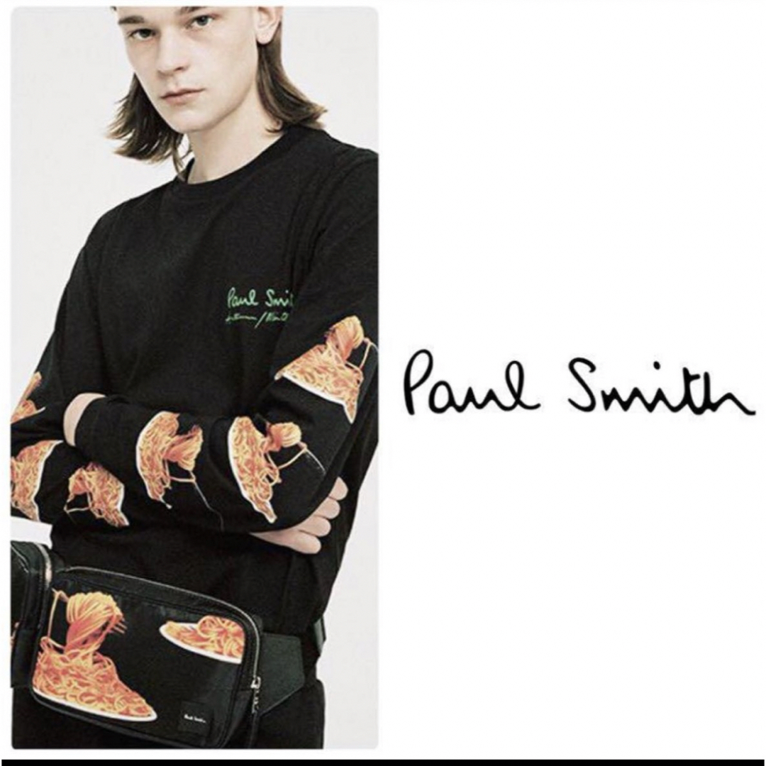 Paul Smith(ポールスミス)のPaul Smith 50thスパゲッティ長袖Tシャツ黒unisexMサイズ美品 メンズのトップス(Tシャツ/カットソー(七分/長袖))の商品写真