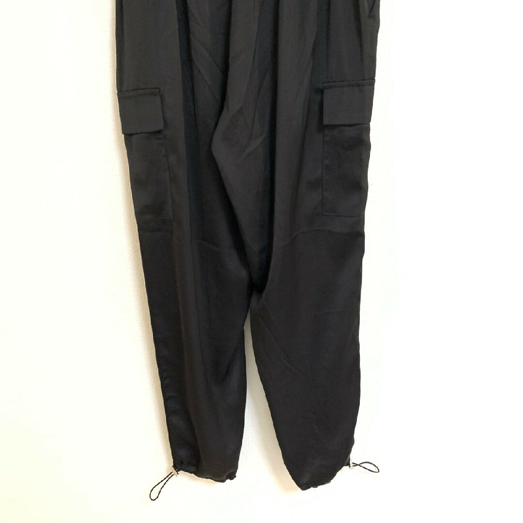 Re:EDIT(リエディ)のリエディ M カーゴパンツ カジュアルコーデ  ジョガーパンツ ブラック メンズのパンツ(ワークパンツ/カーゴパンツ)の商品写真