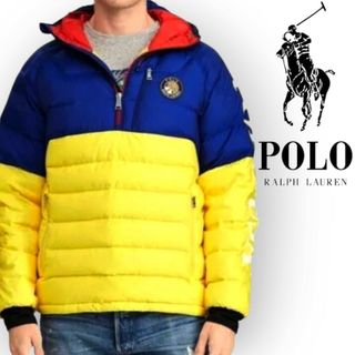 ポロラルフローレン(POLO RALPH LAUREN)の【新品タグ付き】ポロラルフローレン　プルオーバー　ダウン　クッキーパッチ　完売品(ダウンジャケット)