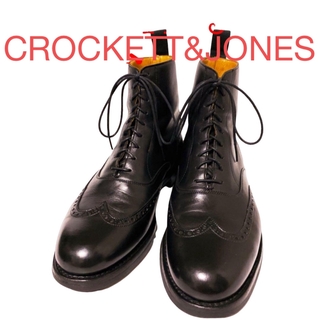 クロケットアンドジョーンズ(Crockett&Jones)の234.CROCKETT&JONES バルモラルシューズ 別注品 6.5E(ブーツ)