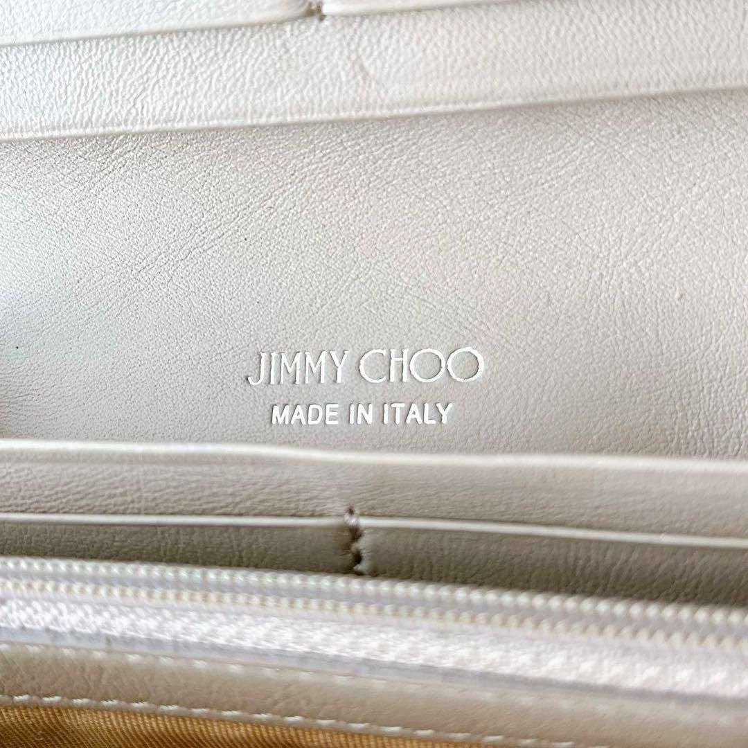 JIMMY CHOO(ジミーチュウ)のJIMMY CHOO ジミーチュウ 長財布 スター スタッズ シャンパンゴールド レディースのファッション小物(財布)の商品写真