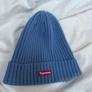 シュプリーム(Supreme)のsupreme Overdyed ビーニー ニットキャップ　ボックスロゴ(ニット帽/ビーニー)