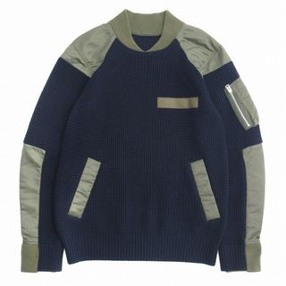 sacai - 中古 sacai 19aw ニット サイズ1 ネックウォーマー付きの通販 ...