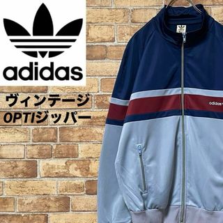 アディダス(adidas)のアディダス　ヴィンテージ　トラックジャケット　OPTIジッパー　マルチカラー　M(ジャージ)