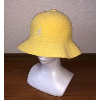 カンゴール(KANGOL)のXL 美品 KANGOL メトロハット バケットハット イエロー 黄 カンゴール(ハット)