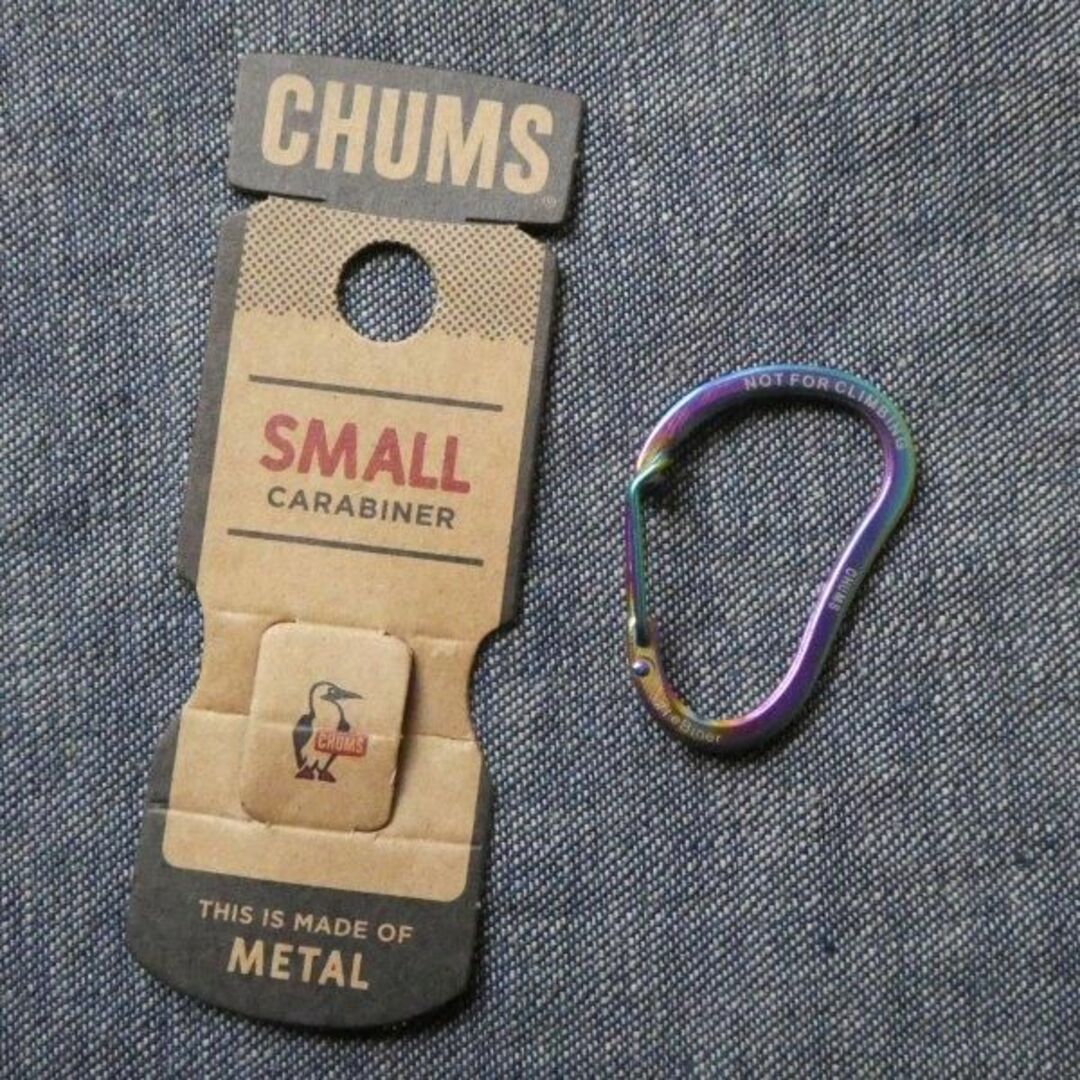 CHUMS(チャムス)のCHUMS メタル カラビナ CH61-0121 S レインボー 未使用 メンズのファッション小物(キーホルダー)の商品写真