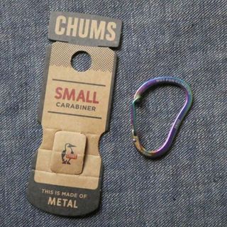 チャムス(CHUMS)のCHUMS メタル カラビナ CH61-0121 S レインボー 未使用(キーホルダー)