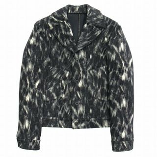 バレンシアガ(Balenciaga)の美品 13aw バレンシアガ 総柄 ダイバー ジャケット ブルゾン ウール△３(ブルゾン)