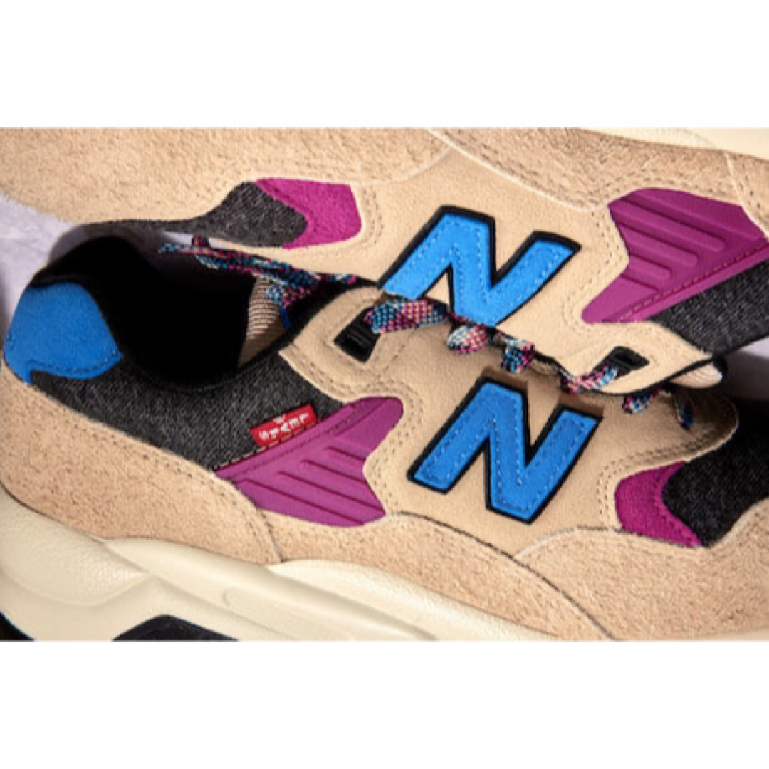 New Balance(ニューバランス)のLevi's × New Balance 580 Beige/Grey/Blue メンズの靴/シューズ(スニーカー)の商品写真