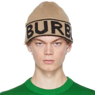 BURBERRY - 新品 バーバリー BURBERRY ニットキャップ インターシャ