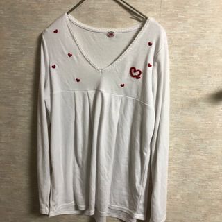 MY heart paradise  Tシャツ　ホワイト(Tシャツ(長袖/七分))