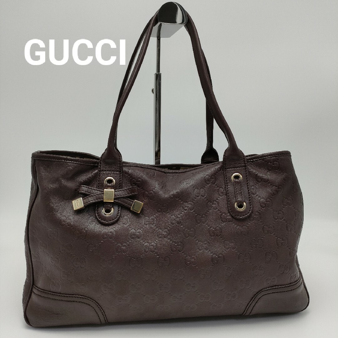 Gucci - 《極美品 正規品》グッチ トートバッグ レザーの通販 by ...