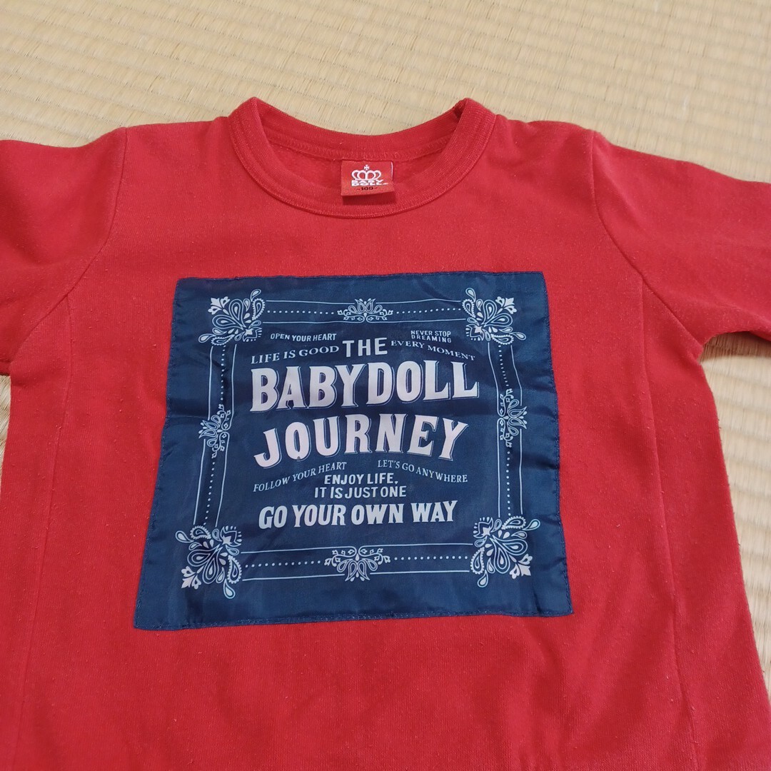 BABYDOLL(ベビードール)のBABY DOLL ﾄﾚｰﾅｰ キッズ/ベビー/マタニティのキッズ服女の子用(90cm~)(Tシャツ/カットソー)の商品写真