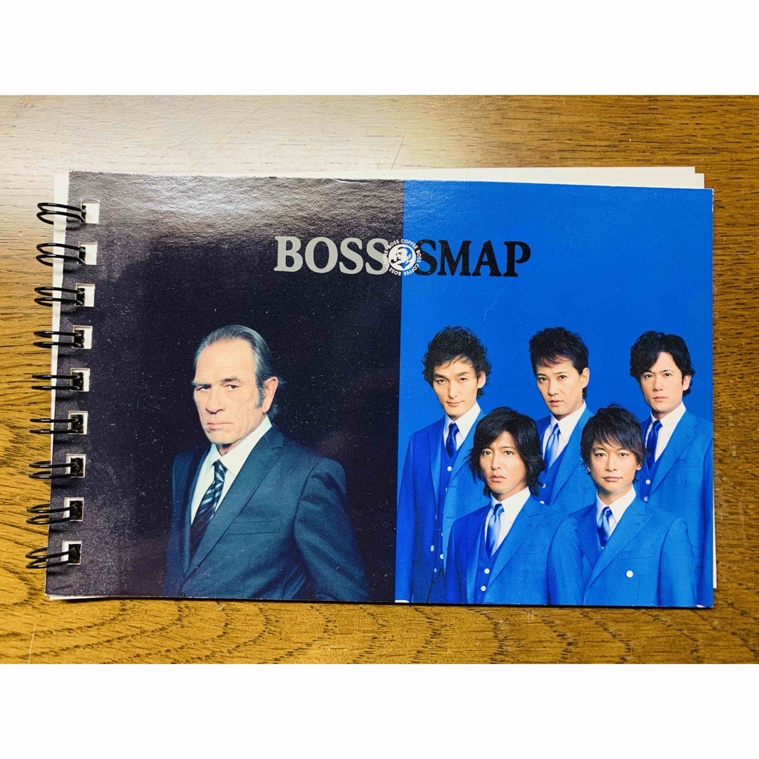 SMAP(スマップ)のSMAP BOSS メモ帳 インテリア/住まい/日用品の文房具(ノート/メモ帳/ふせん)の商品写真