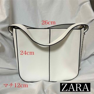 ザラ(ZARA)のZARA マチあり２wayバッグ(トートバッグ)