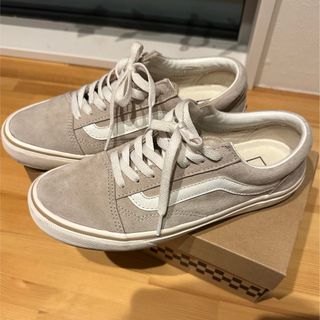 ヴァンズ(VANS)のVANS バンズ スニーカー ベージュ 24.5cm(スニーカー)