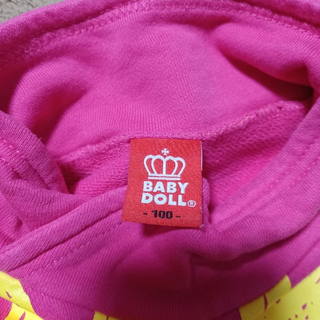 BABYDOLL(ベビードール)のBABY DOLL ﾄﾚｰﾅｰ キッズ/ベビー/マタニティのキッズ服女の子用(90cm~)(Tシャツ/カットソー)の商品写真