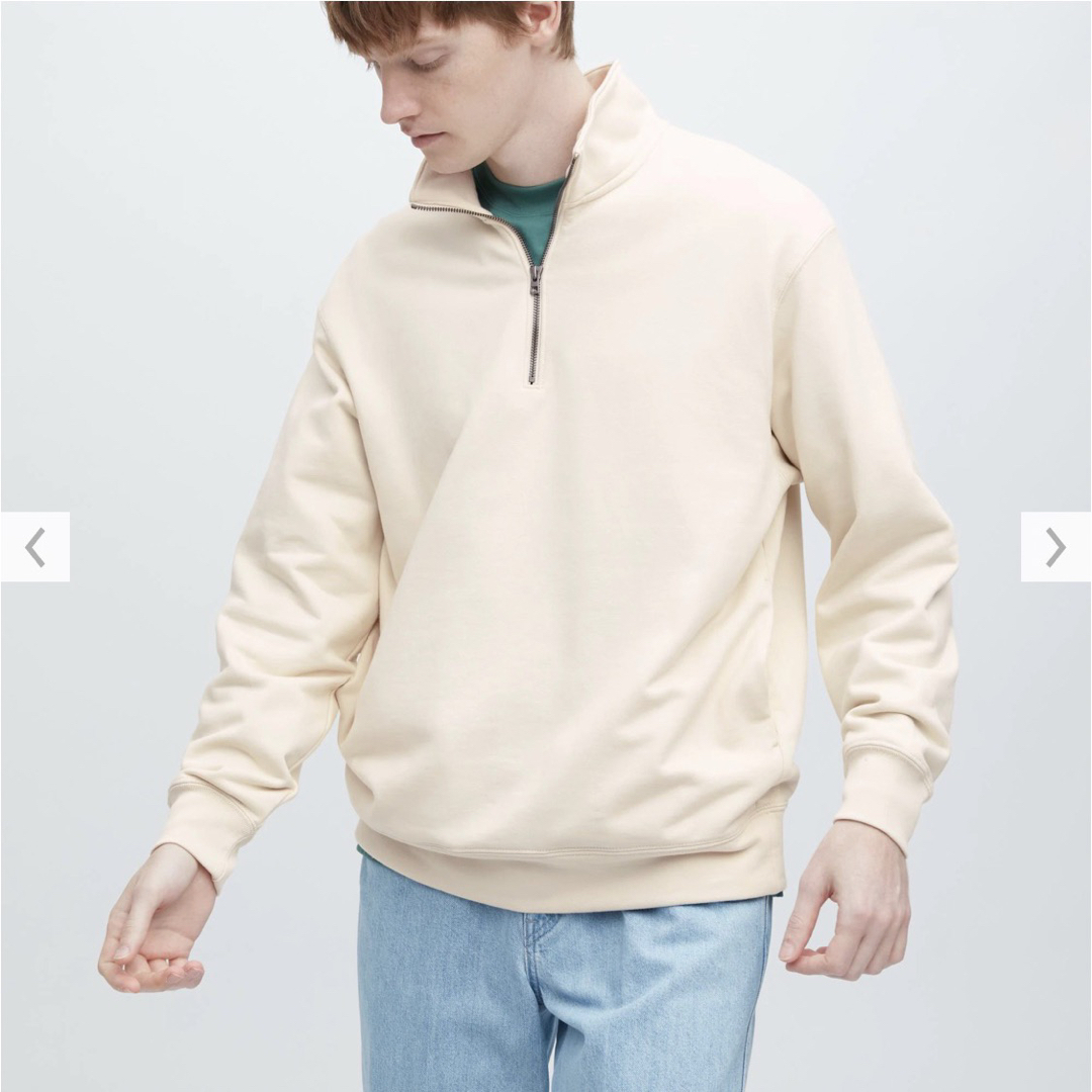 UNIQLO(ユニクロ)のユニクロ UNIQLO スウェットハーフジッププルオーバー メンズのトップス(スウェット)の商品写真