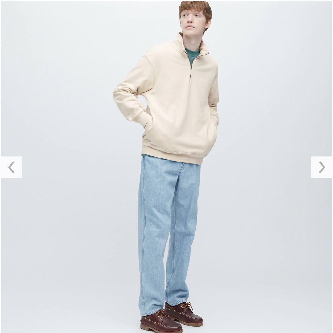 UNIQLO(ユニクロ)のユニクロ UNIQLO スウェットハーフジッププルオーバー メンズのトップス(スウェット)の商品写真