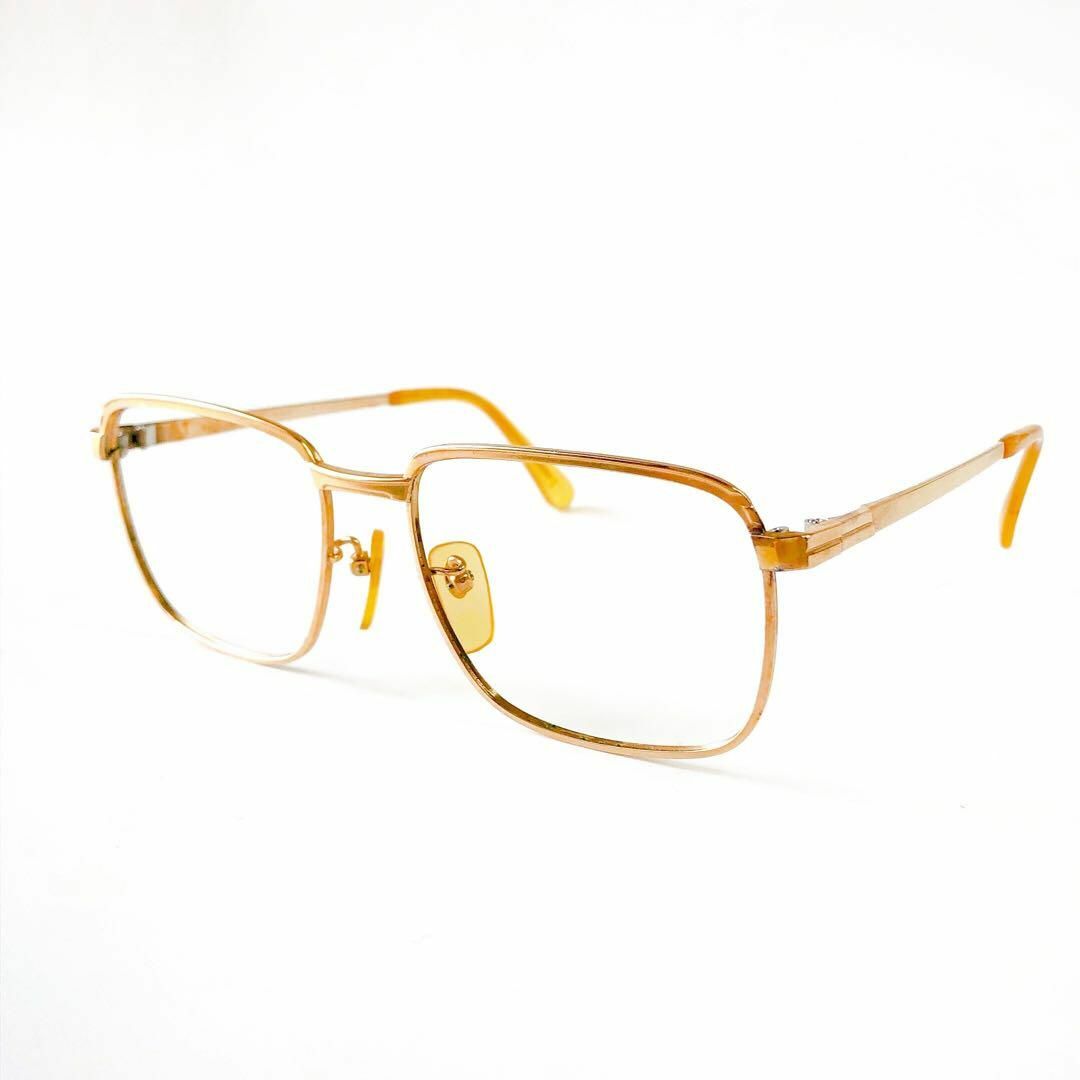 NSSレディースLUSTER ラスター　眼鏡 k18 1/10 フレーム 18k 金張りメガネ