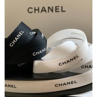 シャネル(CHANEL)の1.5cm幅 CHANEL ラッピング リボン 2m(ラッピング/包装)