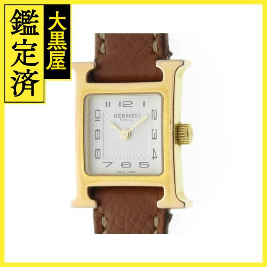 HERMES - HERMES　エルエス　Hウォッチミニ　HH1.101　クォーツ　GP【431】