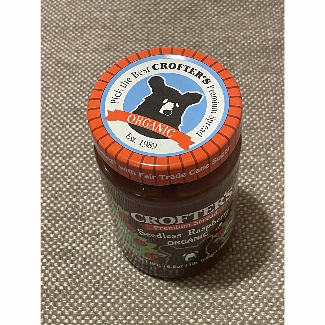 Crofter's オーガニック ジャム 種なしラズベリー スプレッド 食品/飲料/酒の加工食品(缶詰/瓶詰)の商品写真