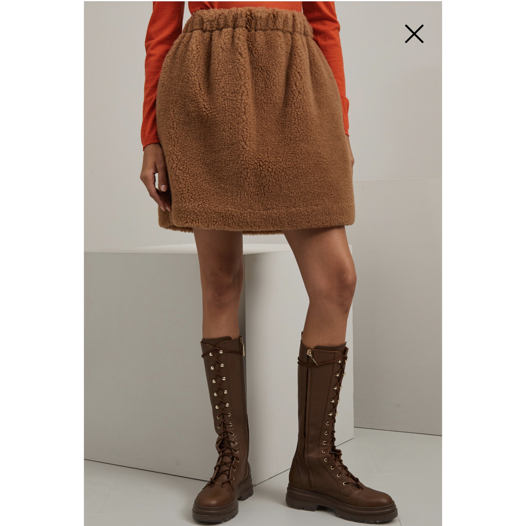 Max Mara AGENTE テディベアスカート 新品 Max Mara AGENTE テディベアスカート 新品