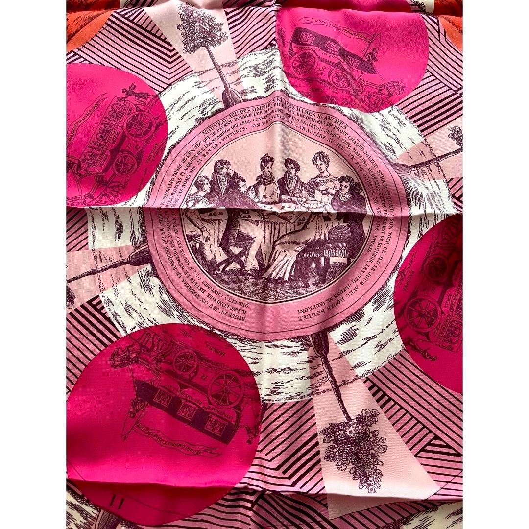 HERMES - 未使用品HERMESカレ90スカーフシルクピンクカレ HERMES - 未使用品HERMESカレ90スカーフシルクピンクカレ