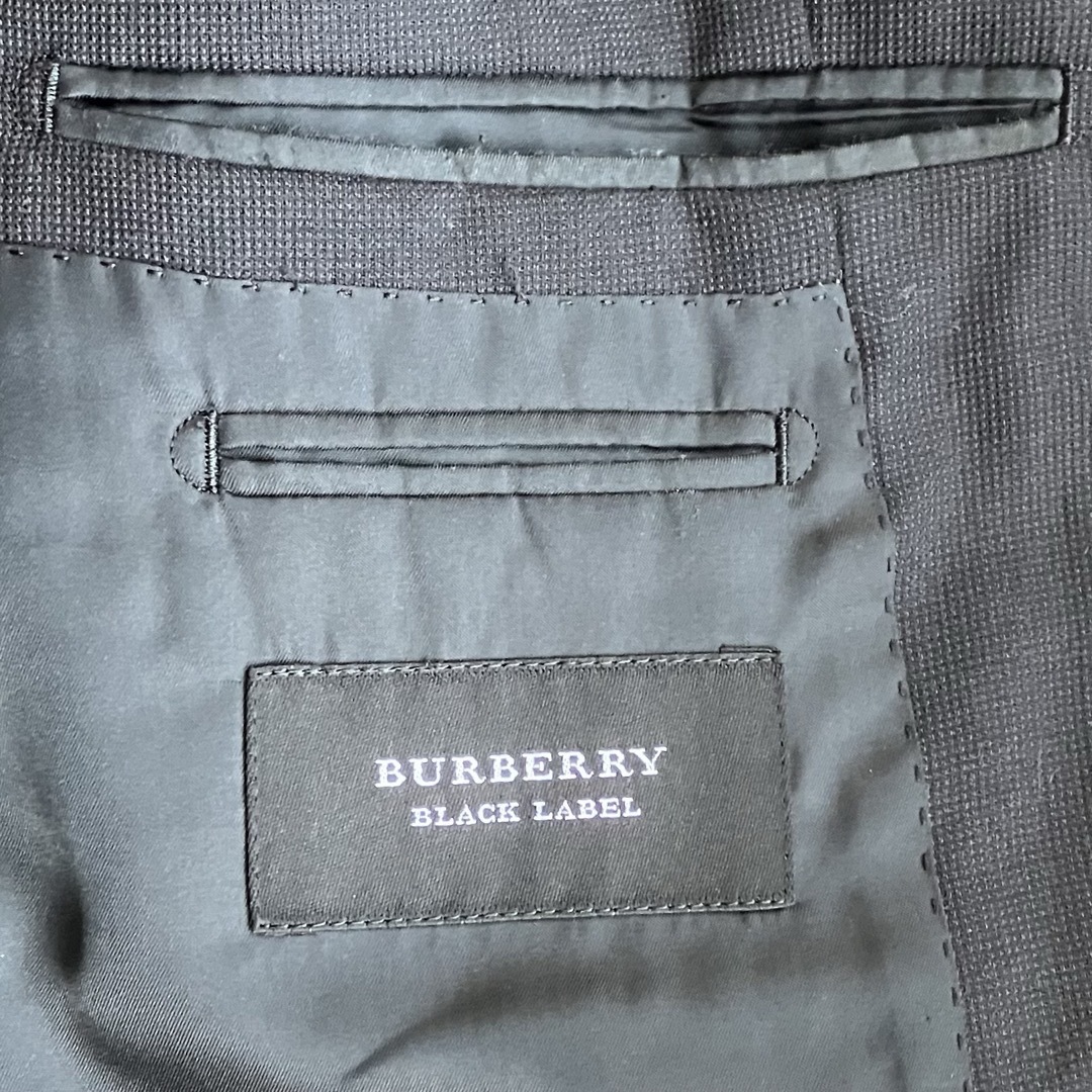 BURBERRY BLACK LABEL(バーバリーブラックレーベル)の【BURBERRY BLACK LABEL】★メンズ ★ジャケット★黒★Mサイズ メンズのジャケット/アウター(テーラードジャケット)の商品写真