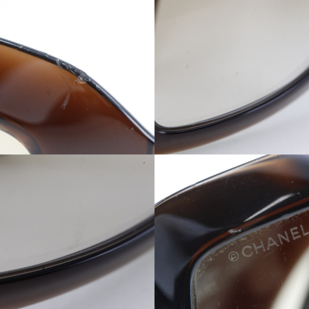 CHANEL(シャネル)の【CHANEL】シャネル ココマーク グラデーション 5076-H プラスチック×ホワイトシェル 茶 レディース サングラス メンズのファッション小物(サングラス/メガネ)の商品写真