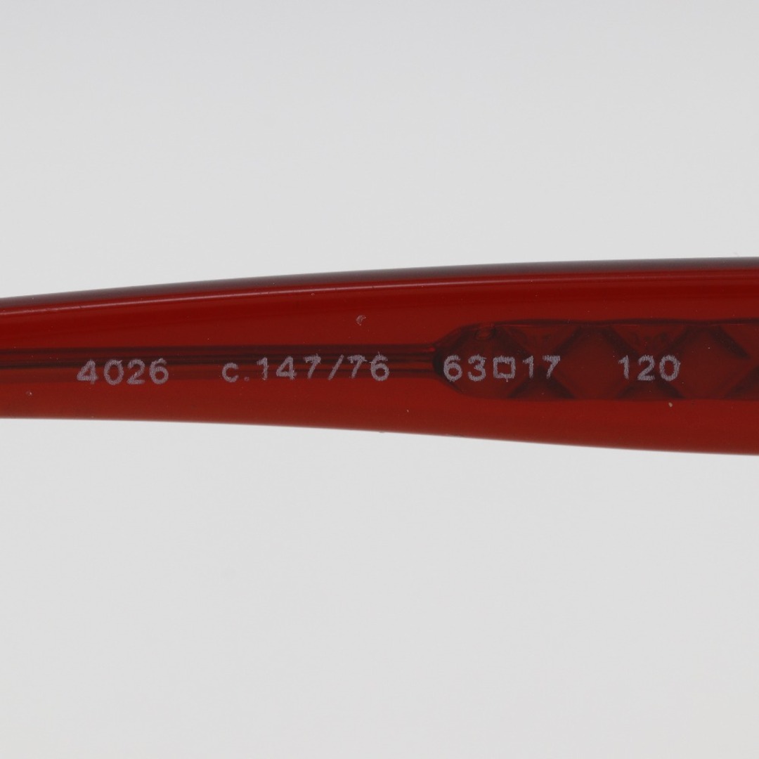 【CHANEL】シャネル ココマーク 4026 C147/76 プラスチック 赤 レディース サングラス