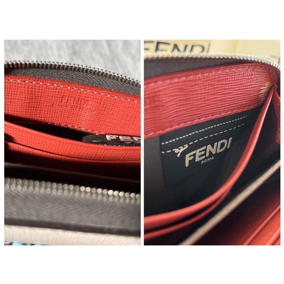 FENDI(フェンディ)のJudy様専用　FENDI ジップアラウンドウォレット　カードケース レディースのファッション小物(コインケース)の商品写真
