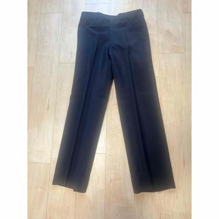 ランバン(LANVIN)の【美品】LANVIN ノータック 濃紺 76 スラックス(スラックス)