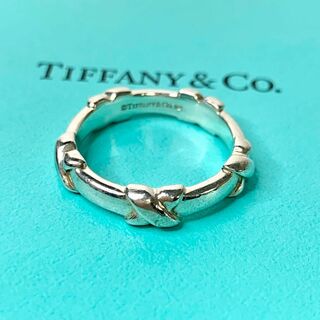 ティファニー(Tiffany & Co.)のTIFFANY&Co. ティファニー5連 シグネチャー シルバー リング z45(リング(指輪))