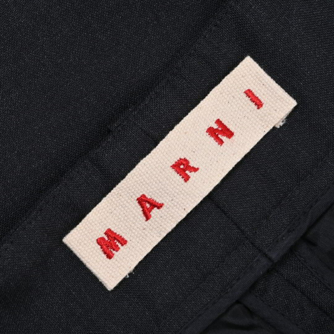 Marni(マルニ)のMARNI ツータック ウール ワイドパンツ レディースのパンツ(カジュアルパンツ)の商品写真