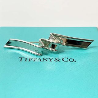 レディースTiffany ハートコンビブローチ 希少 - ブローチ/コサージュ